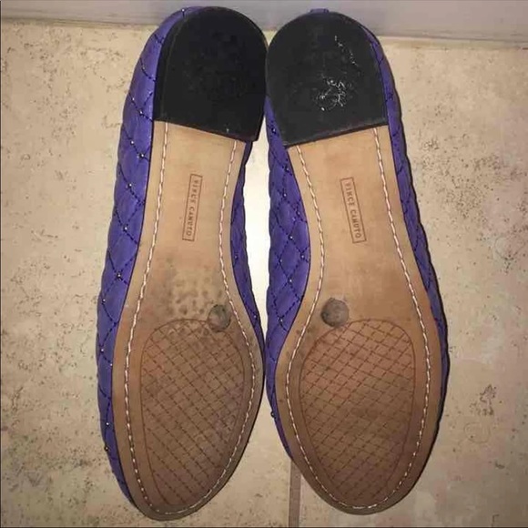 Vince Camuto Blue Quilted Loafers - Picture 4 of 4